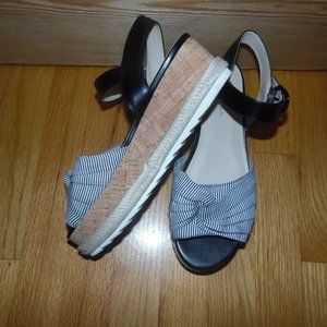 Marc Fisher Linn  Espadrille Sandals Sz 8.5 EXC